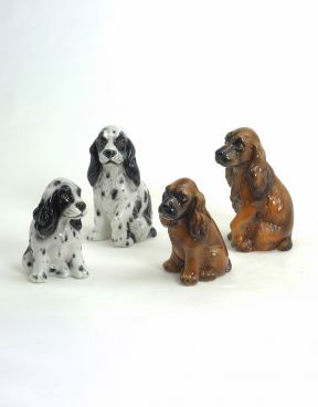 Ceramic dog cocker small - Ceramiche Boxer