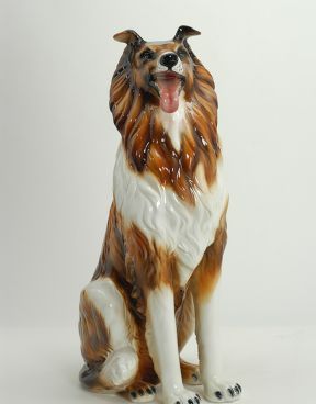 Ceramic dog collie - Ceramiche Boxer