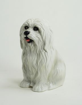 Ceramic maltese dog - Ceramiche Boxer