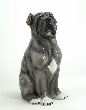 Ceramic dog neapolitan mastiff medium - Ceramiche Boxer