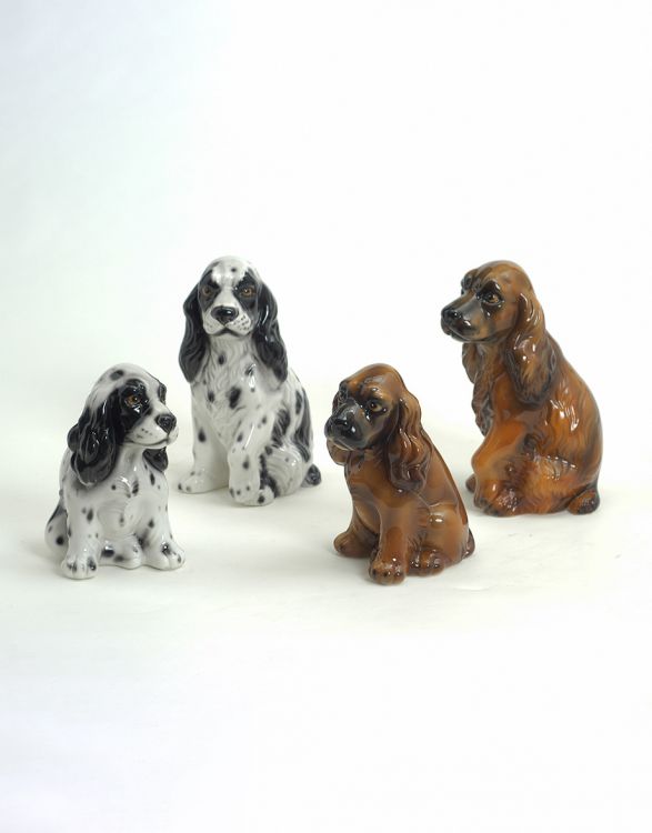 Cane cocker piccolo in ceramica - Ceramiche Boxer